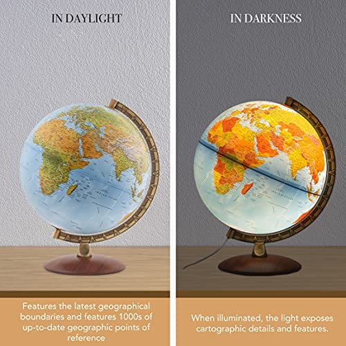 Globe terrestre - Lumineux déco ou géographie interactif