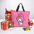 thumbnail image 5 of Lsque Sanrio Pattern Tote Bag for Women, HandBags with Zipper, Large Capacity Casual Shoulder Handbags with Inner Pockets, 5 of 7