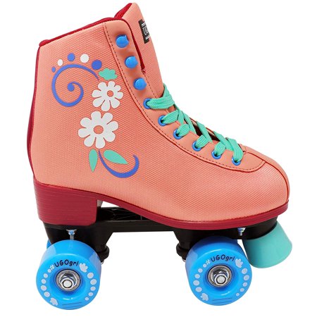 Lenexa uGOgrl Roller Skates for Girls - Kids Quad Roller Skate - Indoor, Outdoor, Derby Children's Skate - Rollerskates Made for Kids - Great Youth Skate for (Best Roller Skates For Beginner Child)