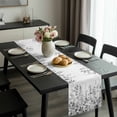 thumbnail image 2 of Eucalyptus Grey Table Runner 36 Inches Long, Farmhouse Leaves Summer Spring Leaf Kitchen Coffee Dining Table Decoration for Home Party Birthday Wedding Home Decor 13x36 Inches, 2 of 8