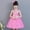Pink, variant on Girls Princess Tulle Dress Little Kids Sleeveless Ruffle A-Line Dress for Casual Birthday Christmas Wedding Party Pink 3-4 Years