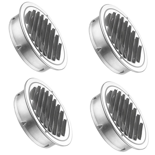 Grille de Ventilation Ronde Anti-Insectes pour Mur Extérieur Outil de Ventilation pour Hotte d'Échappement