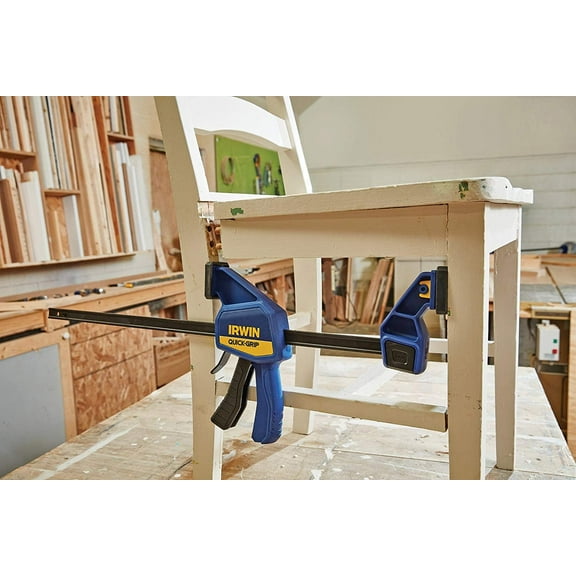 IRWIN Bar Clamp One-Handed Medium-Duty - Easy to Remove, Non-Marring - 18 In