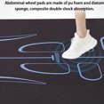thumbnail image 2 of tamizeot Yoga Wheel Roller Mat Effective Workouts At Different Distances Non Slip Yoga Mat Is Pilates, 2 of 6