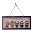 thumbnail image 1 of Marco de letrero de madera BLESIY con personajes de terror, 1 of 8