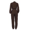 thumbnail image 5 of Autumn Fashion Plus Size Two Piece Sets for Women New Solid Color Hatless Long Sleeve Top Two Piece Set Gifts for Womens, 5 of 8