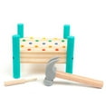 thumbnail image 1 of Educational Toy for 6 years old Wooden Nailing Table Early Cognitive Toy, 1 of 8