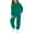 Dark Green, variant on WOYY Toddler Girls Fleece Tracksuit Winter Warm Pullover Hoodie with Pants, Sizes 2-3T