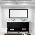 thumbnail image 3 of Virtu ED-30072-WMSQ-CH-NM Winterfell 72 Inch Double Bathroom Vanity Set In Cherry, 3 of 5