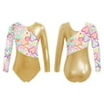 thumbnail image 4 of MSemis Kids Girls Shiny Metallic Gymnastics Ballet Dance Leotard, 4 of 4