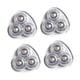 thumbnail image 4 of 4 ruedas giratorias autoadhesivas con rotación de 360 ​​grados para muebles Claro, 4 of 9