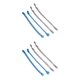 thumbnail image 3 of Toystoory Universal Pigtails Set 4 Kite Kitesurf Kiteboarding Supplies 1000KG Line Gris azul 4 piezas 2piezas, 3 of 6
