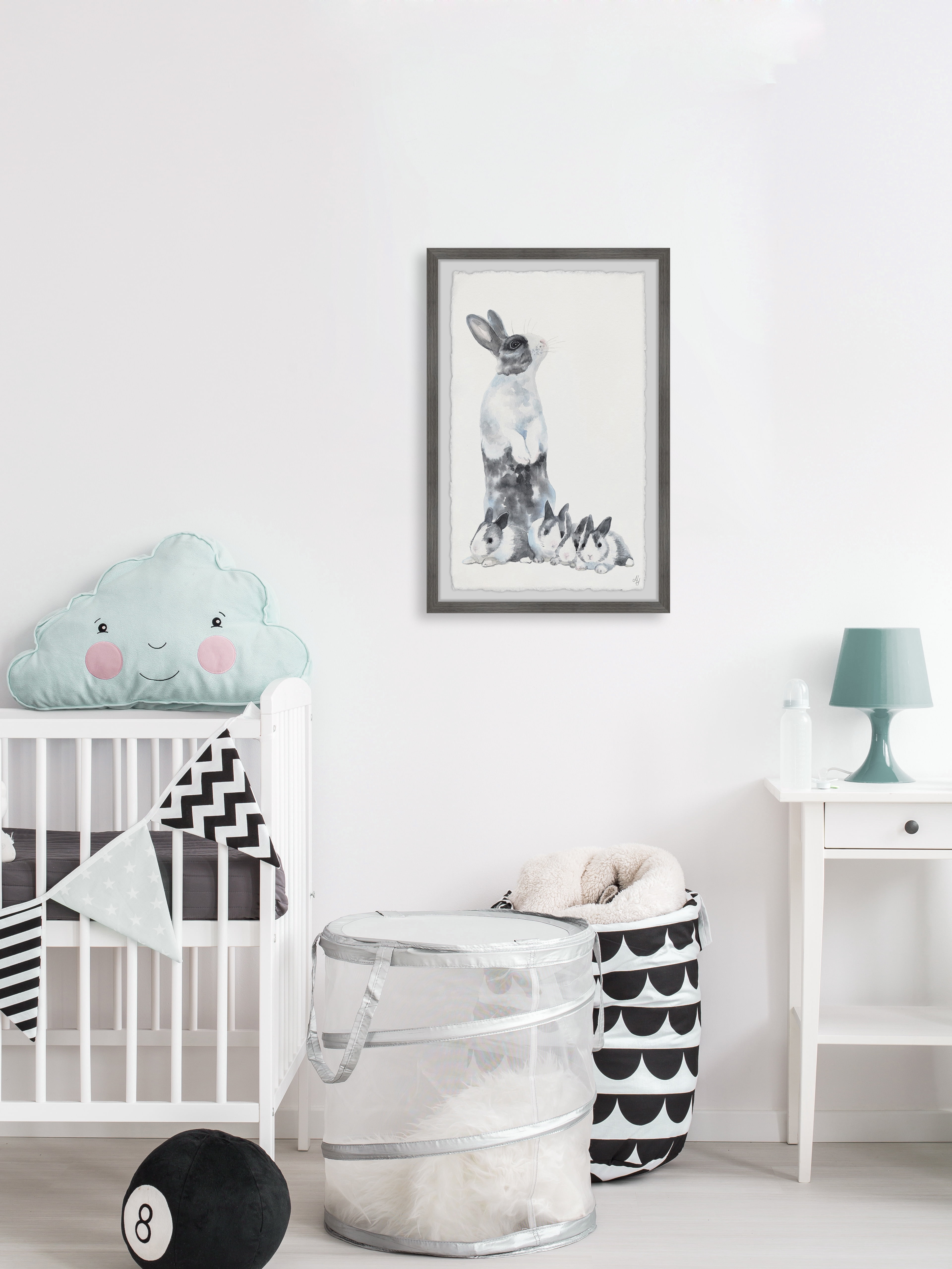Marmont Hill Hare Family Portrait Framed Wall Art