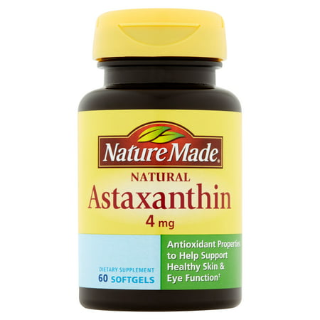 UPC 031604027520 product image for Nature Made Natural Astaxanthin Dietary Supplement Liquid Softgels, 4mg, 60 coun | upcitemdb.com
