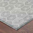 thumbnail image 3 of Addison Rugs Chantille Indoor/Outdoor Transitional Geometric Silver Machine Washable Round Rug, 8' x 8', 3 of 8