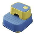 thumbnail image 2 of YAOMOBB Double Step Stool Toddler Step Stool Double Step Toy Storage Function Non Slip Rubber Feet Potty Training Stool for, 2 of 7