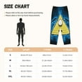 thumbnail image 6 of Bill Cipher Women's Pajama Pants Comfy Casual Loose Sleep Bottoms Pants Drawstring Wide Leg Long Lounge Pants, 6 of 8
