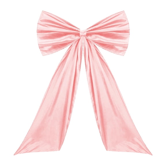 CoudarTitie Big Bow Birthday Party Decorations Large Ormanents for Girl Women Ribbon Tie Bow Light Pink
