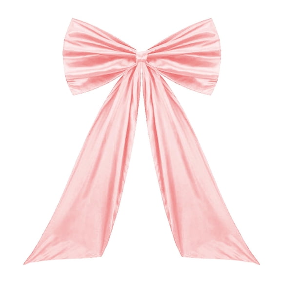 Fondo de lazo grande, adornos de regalo, decoración de pared para habitación colgante grande, lazo de cinta gigante Rosa claro