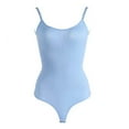 thumbnail image 3 of BYHONG Seamless Body Bodysuit for Women Plus Size Lift Thong Adjustable Strap Womens Corset Blue Corset Tops for Women S, 3 of 3
