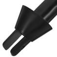 thumbnail image 3 of HAMPPLIES 2Pcs Adjustable Toilet Partition Foot Black Plastic Support for Restroom Partition Hardware, 3 of 8