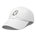 thumbnail image 4 of DALIX Ghost Embroidery Dad Hat Baseball Cap Cute Halloween in White, 4 of 6