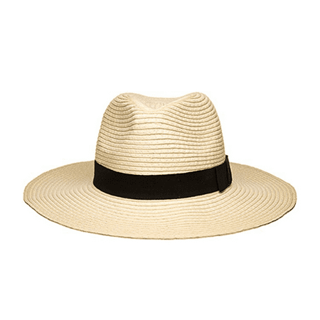 - Women's Wide Brim Fedora Hat Spring Summer 126SH