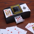 thumbnail image 3 of Automatic Card Shuffling Machin Board Game Hand Cranked Playing Card Shuffler Machine Funny Family Game Club Robot Card Shuffler (Black), 3 of 6