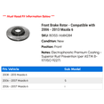 thumbnail image 2 of Front Brake Rotor - Compatible with 2006 - 2013 Mazda 6 2007 2008 2009 2010 2011 2012, 2 of 2