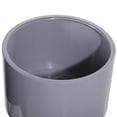 thumbnail image 4 of DecMode 16"W, 20"H, 14"W, 16"H Metal Contemporary Planter, Grey, 2-Piece, 4 of 13