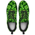 thumbnail image 5 of Customuart St Patricks Day Shamrock Running Shoes for Men Green Sneakers Size 10, 5 of 5