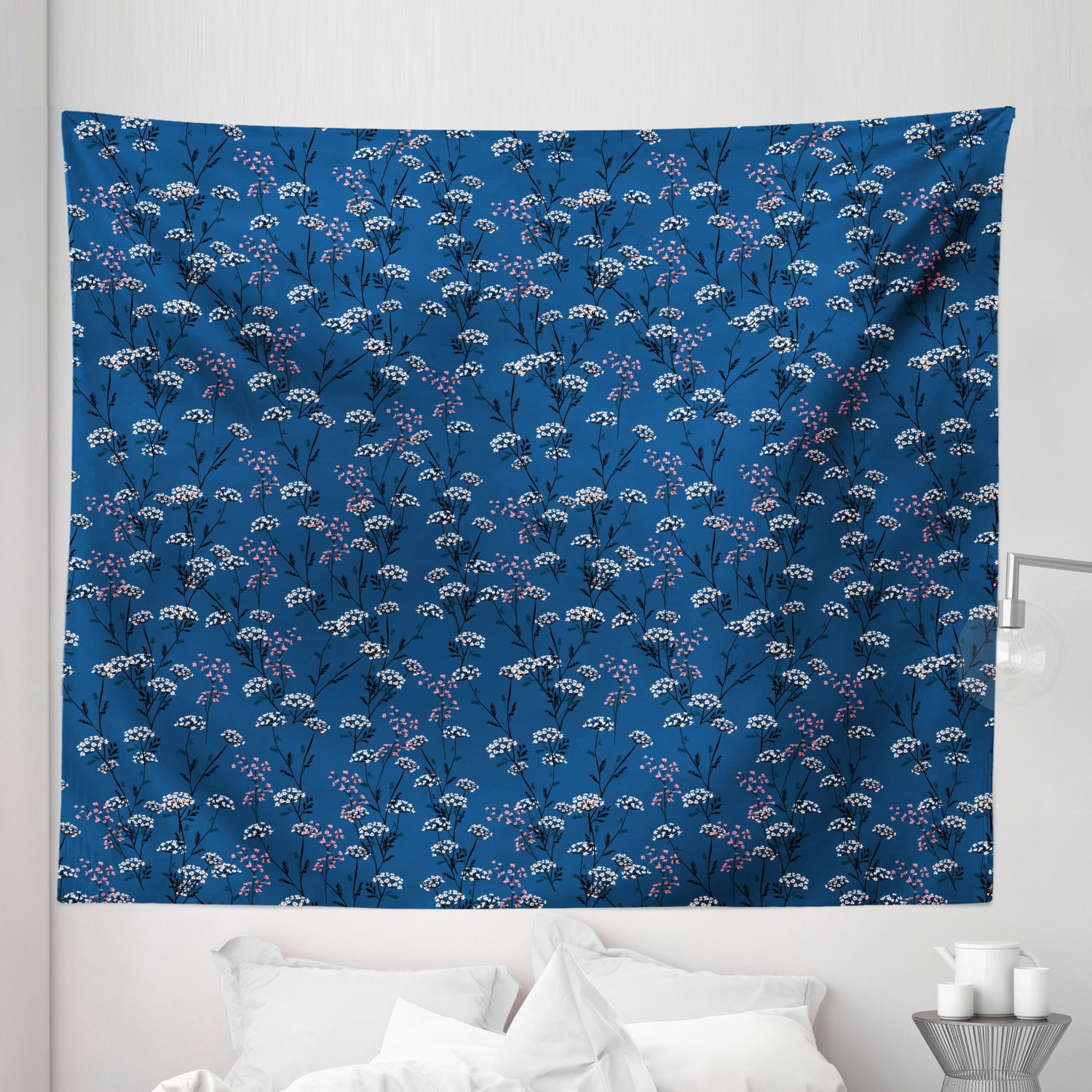 Photo inspiration: Gallery Detail: Blue Floral Tapestry Continuous Blooming Meadow Natural Ornament