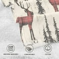thumbnail image 5 of Yayeee 100% Cotton Hand Towels for Bathroom 16" x 28" Soft Absorbent Kitchen Towel, Plaid Deer, 5 of 7