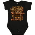 thumbnail image 3 of Inktastic Multiple Sclerosis Awareness Word Cloud Boys or Girls Baby Bodysuit, 3 of 5