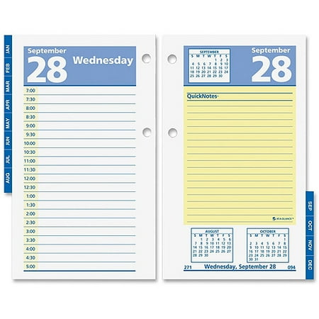 at a glance daily calendar