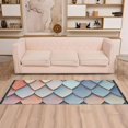 thumbnail image 2 of Yayeee Runner Rug for Bedroom 2'x6' Machine Washable Hallway Non Slip Mat, Blue Art Pattern, 2 of 8