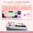 thumbnail image 3 of Teclado mecánico Redragon K729 TKL con cable, 87 teclas, RGB, 3 of 9