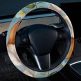 thumbnail image 2 of Corgi 14.5 Inch Printing PVC Leather Car Wheel Cover Steering Wheel Cover Auto Accessories, 2 of 6