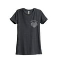 thumbnail image 1 of Thread Tank Mermaid At Heart Women's Relaxed Crewneck T-Shirt Tee Charcoal Large, 1 of 4