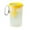 Yellow, variant on geerera 1.3L Plastic Pitcher with Lid, Cold Kettle, Clear, BPA Free ,Water Jug for Cold Lemonade Juice Beverage Ice Tea