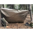 thumbnail image 6 of Insulated Tarp, Reusable Heavy Duty Thermal Survival Blanket – 60x82in, Reflects 90% Body Heat, Waterproof, Windproof, 3-Layer Design, Reinforced Grommets, Woodland Camo, 6 of 6