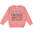 thumbnail image 2 of Inktastic Cousins Make the Best Friends Toddler Sweatshirt, 2 of 4