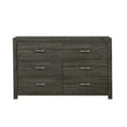 thumbnail image 2 of Zena Dark-Gray Faux Leather Upholstered Panel Bedroom Set, 2 of 17
