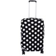thumbnail image 1 of Protector de equipaje de 24 pulgadas - 3 tamaños y 3 patrones Funda elástica para maleta de viaje a prueba de polvo - Lunares blancos y negros Rojo Verde Cocina, Decoración y Otros, 1 of 5