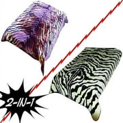 Acrylic Mink Two Ply 2-in-1 Zebra/tiger