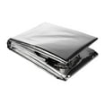 thumbnail image 1 of 5 uds térmicas de emergencia Foil Mylar Space Blanket 51 "x83" portátil aislante te mantiene caliente manta de supervivencia para mochilero shamjiam Manta de seguridad, 1 of 7