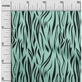 thumbnail image 1 of oneOone Viscose Jersey Aquamarine Fabric Skins Animal Sewing Material Print Fabric By The Yard 60 Inch Wide, 1 of 5