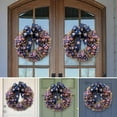thumbnail image 3 of Independence Day Wreath Patriotic Red, White, & Blue Silk Rose American Flag Door Wreath - 4th of July Decoration, 3 of 5