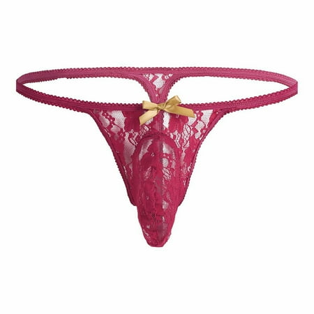 

GWAABD Badydoll Lingerie Robe Set Lace Men s Stylish Pattern Shorts Underwear Men T-Back Men