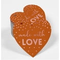 thumbnail image 2 of Inkdotpot Made With Love Wedding Bottle Tag Real Rose Gold Foil Favor Hang Tag 50 Pack, 2 of 6